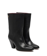 TOMMY HILFIGER MID COWBOY Stivaletti in pelle con tacco - Scarpe Donna