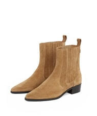 TOMMY HILFIGER COWBOY CHELSEA Stivaletti a punta in pelle scamosciata khaki - Scarpe Donna - 1