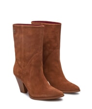 TOMMY HILFIGER MID COWBOY Stivali texani in pelle scamosciata brown - Scarpe Donna - 1