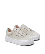CALVIN KLEIN FLATFORM CUP LACE UP Sneakers in pelle suede - Scarpe Donna
