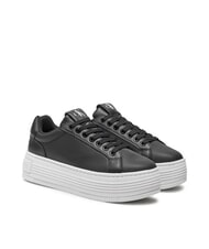 CALVIN KLEIN BOLD PLATF LOW Sneakers in pelle black - Scarpe Donna - 1