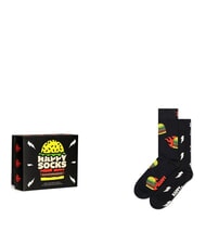 HAPPY SOCKS BLAST OFF BURGER Gift Box 2 paia di calze - Calze Uomo