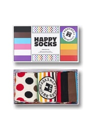 HAPPY SOCKS PRIDE Gift Box 3 paia di calze - Calze Uomo