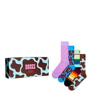 HAPPY SOCKS COLORBURST Gift Box 4 paia di calze - Calze Uomo