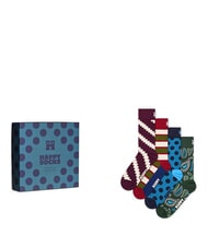 HAPPY SOCKS NEW VINTAGE Gift Set 4 Paia di Calze - Calze Uomo