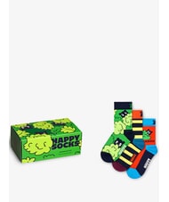 HAPPY SOCKS KIDS PEEK-A-BOO Gift Box 3 paia di calze multicolor - Calze Unisex - 1