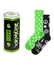 HAPPY SOCKS ENERGY DRINK Gift Box 2 paia di calze - Calze Uomo