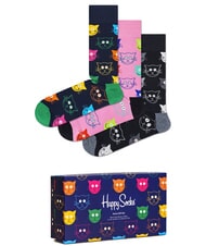 HAPPY SOCKS BLACK AND WHITE Gift set calze 3 paia - Calze Donna