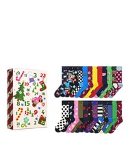 HAPPY SOCKS ADVENT Gift Box 24 paia di calze - Calze Uomo