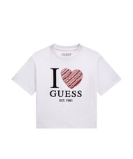 GUESS KIDS T-shirt manica corta bambina purwhite - T-shirt Bambino - 1