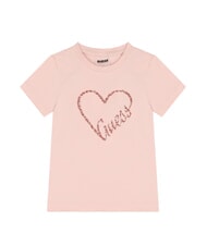 GUESS KIDS MINI ME T-shirt in cotone con paillettes - T-shirt Bambino
