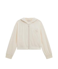 GUESS KIDS Felpa full zip da bambina con cappuccio - Felpe Bambini
