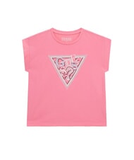 GUESS KIDS T-shirt a manica corta con paillettes - T-shirt Bambino