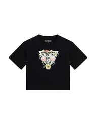 GUESS KIDS T-shirt bambina stampa floreale jetbla - T-shirt Bambino - 1