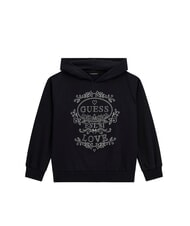 GUESS KIDS Felpa con cappuccio e strass - Felpe Bambini