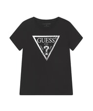 GUESS KIDS T-shirt stampa logo triangolo - T-shirt Bambino