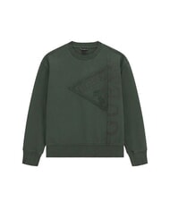 GUESS KIDS Felpa da bambino con ricamo logo jungle greens - Felpe Bambini - 1