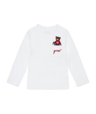 GUESS KIDS Maglia a manica lunga con orsetto purwhite - T-shirt Bambino - 1