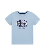 GUESS KIDS MINI ME T-shirt a manica corta con stampa remarkable blue - T-shirt Bambino - 1