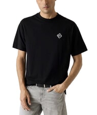 GUESS DIAMANTE LOGO T-shirt oversize a manica corta - T-shirt Uomo