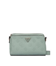 GUESS CRESIDIA 2 Borsa a tracolla peony logo impresso light sage logo - Borse Donna - 1