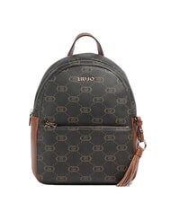 LIUJO CIRRY Zaino medio con logo all over ginger bread - Borse Donna - 1