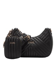 LIUJO LOGO Borsa a tracolla NERO - Borse Donna - 1