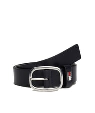 TOMMY HILFIGER TOMMY JEANS OVAL  Cintura accorciabile in pelle - Cinture