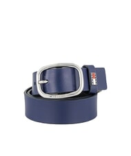 TOMMY HILFIGER TOMMY JEANS OVAL  Cintura accorciabile in pelle - Cinture