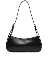 CALVIN KLEIN HARDWARE MONOGRAM Borsa a spalla black / antique light gold - Borse Donna - 1