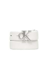 CALVIN KLEIN CK HARDWARE Cintura in pelle - Cinture