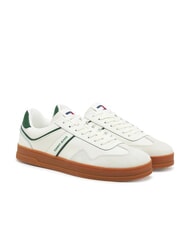 TOMMY HILFIGER TH GREENWICH Sneakers in pelle ivory - Scarpe Uomo - 1