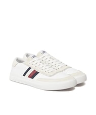 TOMMY HILFIGER TH CUPSET Sneakers in pelle white - Scarpe Uomo - 1