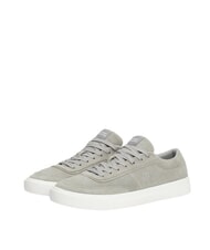 TOMMY HILFIGER TH CUPSET SUEDE Sneakers in pelle antique silver - Scarpe Uomo - 1