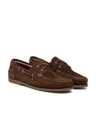 TOMMY HILFIGER TH BOAT CORE Mocassini in pelle suede - Scarpe Uomo