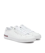 TOMMY HILFIGER CORE CORPORATE Sneakers in pelle white - Scarpe Uomo - 1