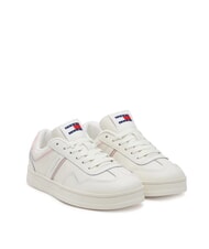 TOMMY HILFIGER THE GREENWICH Sneakers in pelle ivory - Scarpe Donna - 1