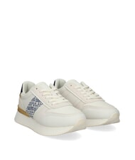 TOMMY HILFIGER LUX MONOGRAM Sneakers donna ecru - Scarpe Donna - 1