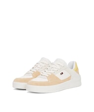 TOMMY HILFIGER BASKET MIX Sneakers donna ancient white/clayed pebble - Scarpe Donna - 1