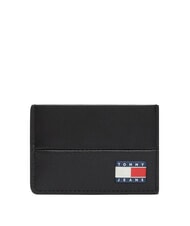 TOMMY HILFIGER TJ HERITAGE LEATHER Portacard piatto black - Portafogli Uomo - 1