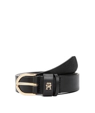 TOMMY HILFIGER ESSENTIAL EFFORTLESS Cintura in pelle Made in Italy - Cinture