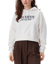 TOMMY HILFIGER SCRIPT LOGO Felpa con cappuccio relaxed fit - Felpe Donna
