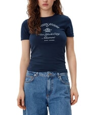 TOMMY HILFIGER NYC RINGER T-shirt manica corta slim fit - T-shirt e Top Donna