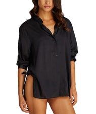 TOMMY HILFIGER TH Camicia donna in modal e viscosa black - Camicie Donna - 1