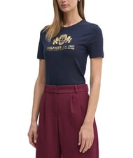 TOMMY HILFIGER VARSITY T-shirt donna slim fit con stampa - T-shirt e Top Donna