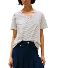 TOMMY HILFIGER TH T-shirt relaxed fit con scollo a V - T-shirt e Top Donna