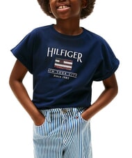 TOMMY HILFIGER KIDS BIMBA T-shirt maniche corte relaxed fit - T-shirt Bambino