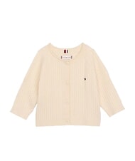 TOMMY HILFIGER KIDS BIMBA Cardigan a trecce con bottoni calico - Maglioni Bambini - 1