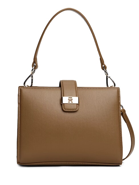 TOMMY HILFIGER TH HERITAGE Borsetta a spalla, con tracolla nordic taupe - Borse Donna