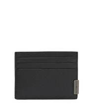 TOMMY HILFIGER TH HARDWARE Portacard in pelle black - Portafogli Uomo - 1